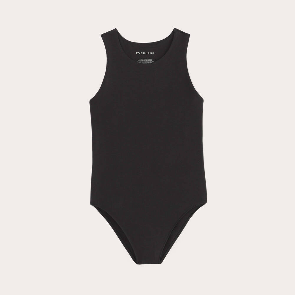 Everlane Women's Cutaway Tank Bodysuit in Black, Size Medium NWT